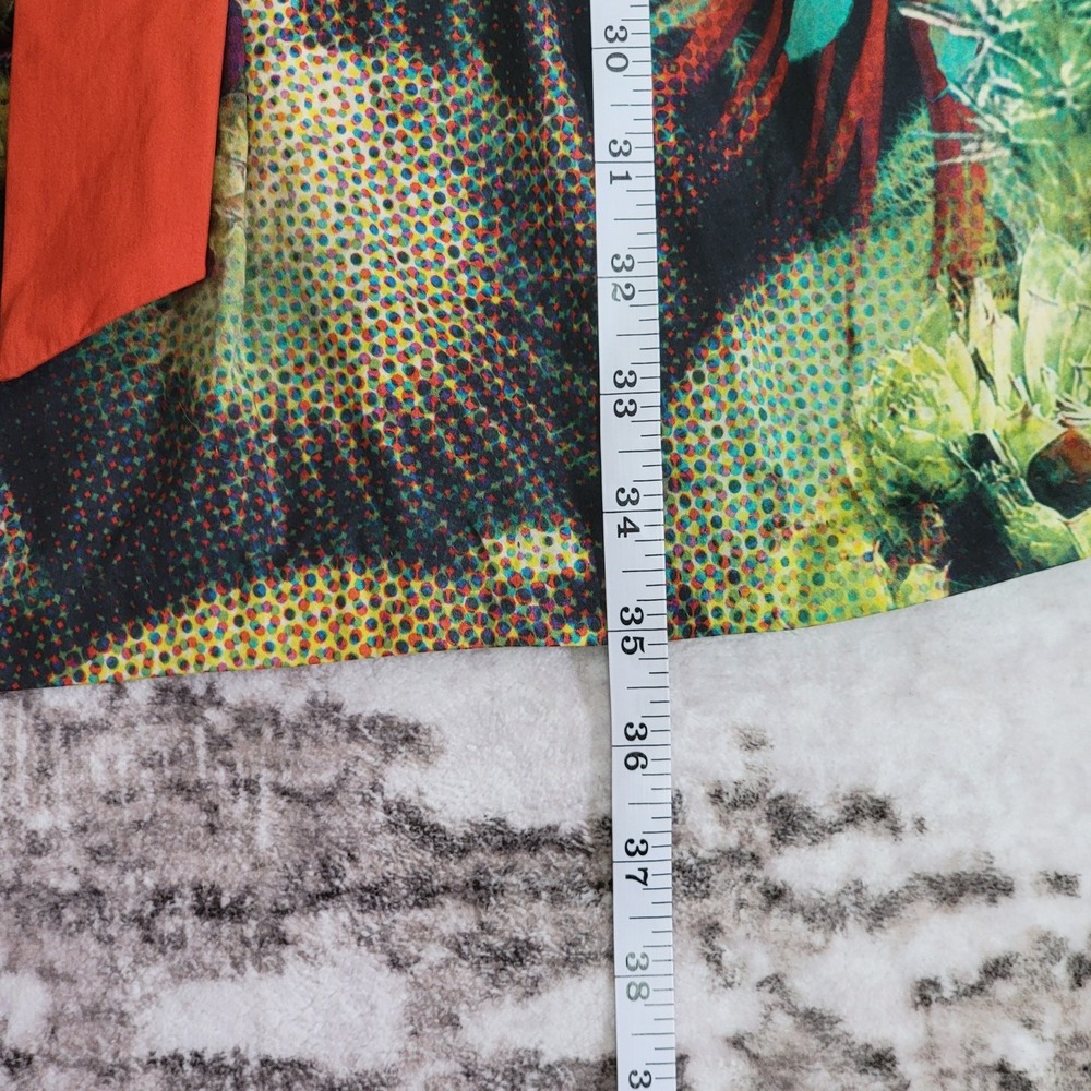 Anthropologie x Eva Franco "Oroya" Cactus Print Dress Size 2 Botanical Festival - Picture 7 of 8